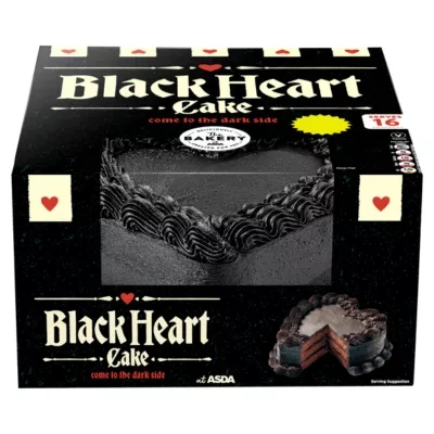 ASDA The Bakery at  Black Heart Cake