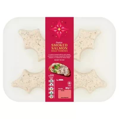ASDA Festive Smoked Salmon Holly Terrines 287g