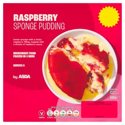 ASDA Raspberry Sponge Pudding 340g