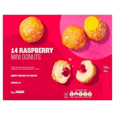 ASDA 14 Raspberry Mini Donuts 175g