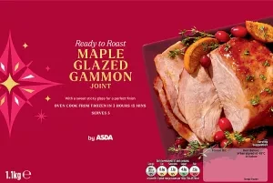 ASDA Maple Glazed Gammon Joint 1.1kg
