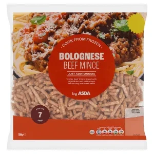 ASDA Bolognese Beef Mince 500g