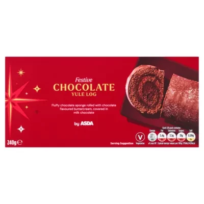 ASDA Festive Chocolate Yule Log 240g