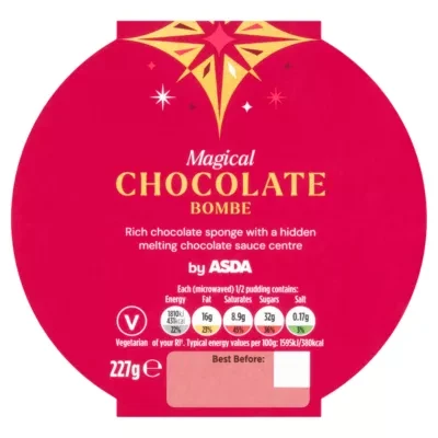 ASDA Magical Chocolate Bombe 227g