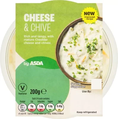 ASDA Cheese & Chive 200g