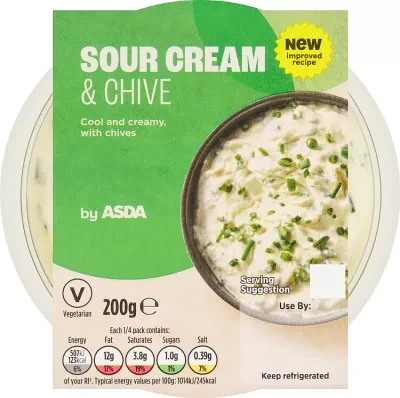 ASDA Sour Cream & Chive 200g