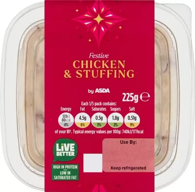 ASDA Festive Chicken & Stuffing 225g