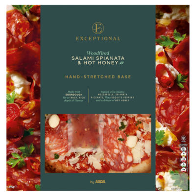 Exceptional by ASDA Exceptional by  Woodfired Salami Spianata & Hot Honey 495g
