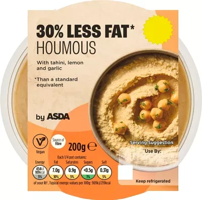 ASDA 30% Less Fat Houmous 200g
