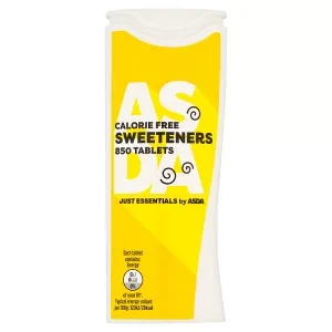 ASDA Just Essentials by  850 Calorie Free Sweeteners Tablets 55.25g