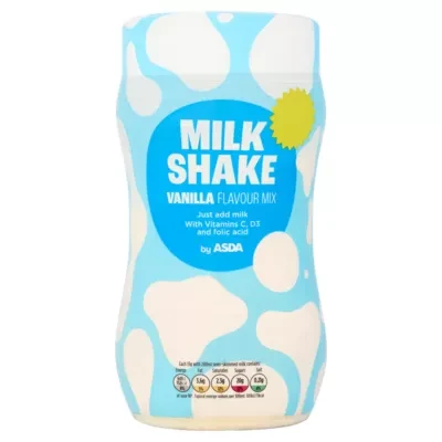 ASDA Milk Shake Vanilla Flavour Mix 300g