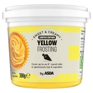ASDA Limited Edition Yellow Frosting 300g