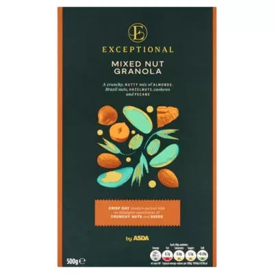Exceptional by ASDA Exceptional by  Mixed Nut Granola 500g