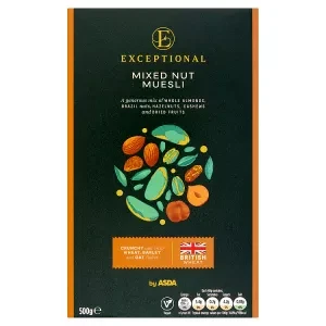 Exceptional by ASDA Mixed Nut Muesli 500g