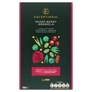 Exceptional by ASDA Mixed Berry Granola 500g