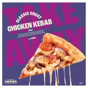 ASDA Take Away Classic Crust Chicken Kebab Pizza 487g
