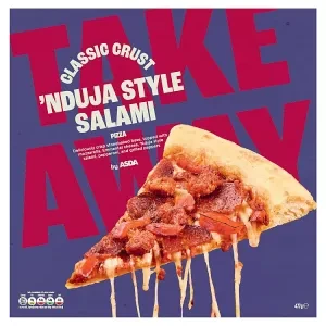 ASDA Cassic Crust 'Nduja Style Salami Pizza 477g