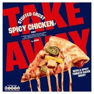 ASDA Take Away Stuffed Crust Spicy Chicken Pizza 510g