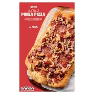 ASDA Loaded Meat Feast Pinsa Pizza 420g