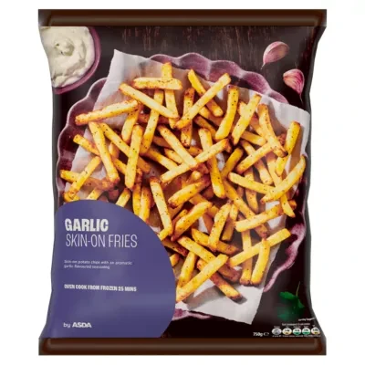 ASDA Garlic Skin-On Fries 750g