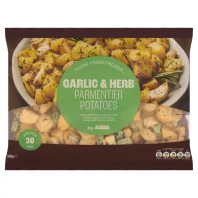 ASDA Garlic & Herb Parmentier Potatoes 500g