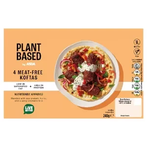 Plant Based by ASDA 4 Meat-Free Koftas 240g