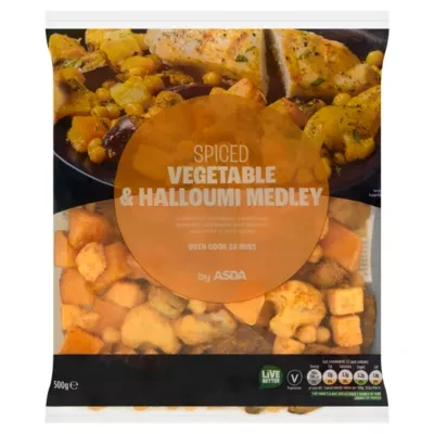 ASDA Spiced Vegetable & Halloumi Medley 500g