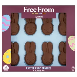 ASDA Free From by  Easter Choc Bunnies with Honeycomb 96g