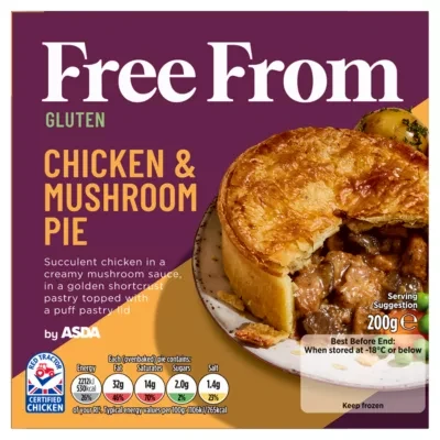ASDA Free From by  Chicken & Mushroom Pie 200g