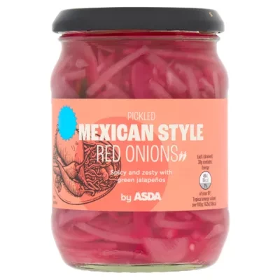 ASDA Pickled Mexican Style Red Onions 340g