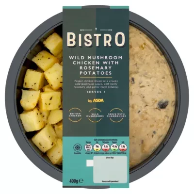 Bistro by ASDA Bistro by  Wild Mushroom Chicken with Rosemary Potatoes 400g