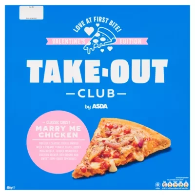Takeout Club by ASDA Valentine's Edition Classic Crust Marry Me Chicken 486g