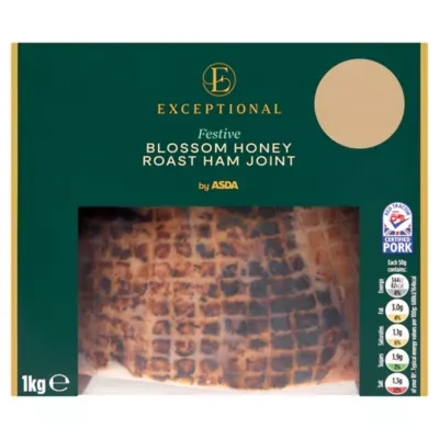 ASDA Festive Blossom Honey Roast Ham Joint 1kg