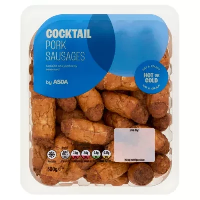 ASDA Cocktail Pork Sausages 500g