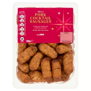 ASDA Merry Pork Cocktail Sausages 500g