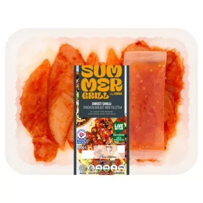 Summer Grill by ASDA Sweet Chilli Chicken Breast Mini Fillets 330g