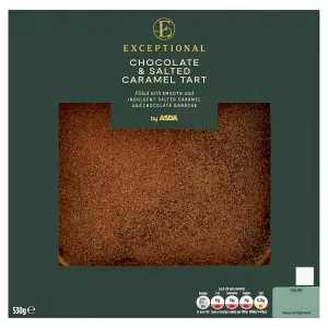 Exceptional by ASDA Chocolate & Salted Caramel Tart 530g
