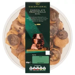 Exceptional by ASDA Chocolate Profiterole Bowl 650g