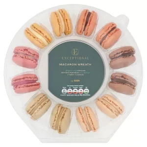 Exceptional by ASDA Macaron Wreath 144g