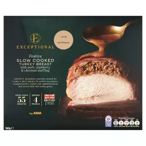 Exceptional by ASDA Exceptional by  Festive Slow Cooked Turkey Breast 960g