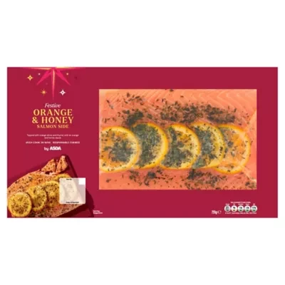 ASDA Festive Orange & Honey Salmon Side 731g