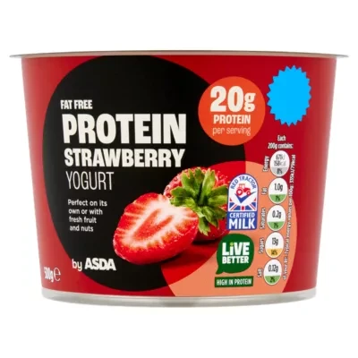 ASDA Fat Free Protein Strawberry Yogurt 500g