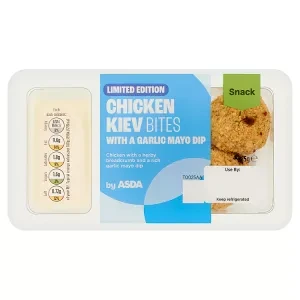 ASDA Limited Edition Chicken Kiev Bites with a Garlic Mayo Dip 75g
