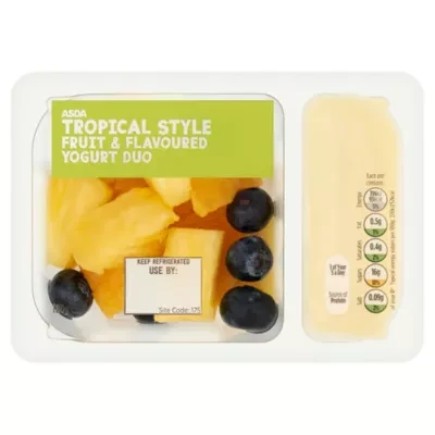 ASDA Tropical Style Fruit & Flavoured Yogurt Duo 180g