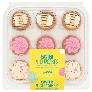 ASDA 9 Easter Cupcakes