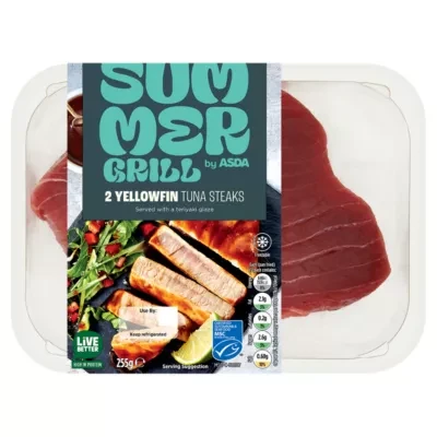 Summer Grill by ASDA Summer Grill by  2 Yellowfin Tuna Steaks 255g