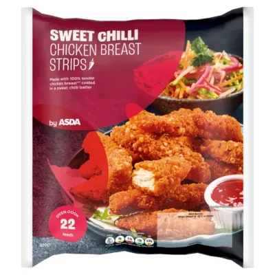 ASDA Sweet Chilli Chicken Breast Strips 400g