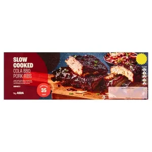 ASDA Slow Cooked Cola BBQ Pork Ribs 570g
