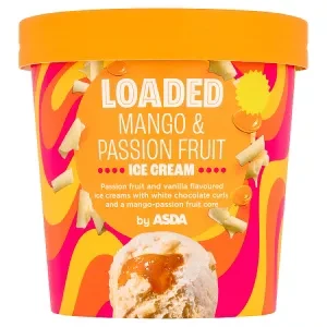 ASDA Loaded Mango & Passion Fruit Ice Cream 425ml