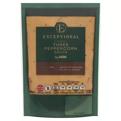 Exceptional By ASDA Creamy Three Peppercorn Sauce 180g